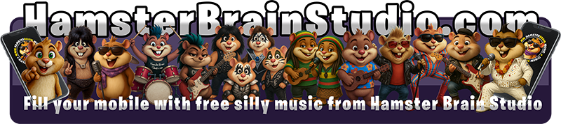 Follow me for free videos and music at HamsterBrainStudio.com